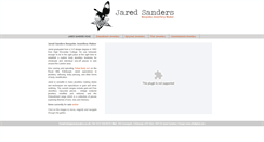 Desktop Screenshot of jaredsanders.co.uk